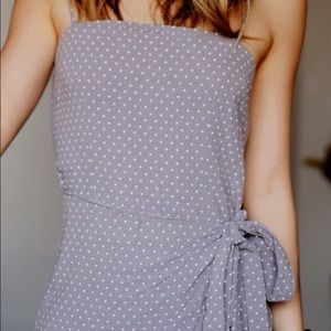 Purple polka dot Princess Polly dress